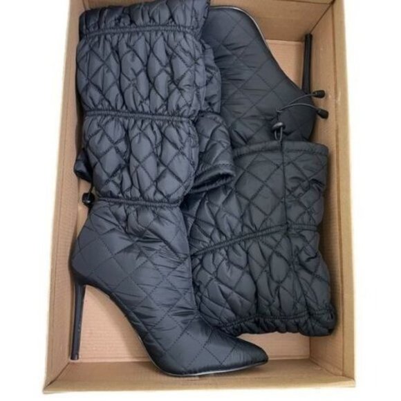 Steve Madden Silhouette Quilted Over the Knee Heeled Boots - NWT - Picture 6 of 7